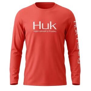 Huk Womens XL Coastal Fishermancore Vacation Tropical Outdoors Long Sleeve Top